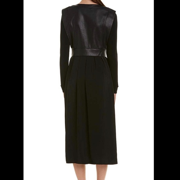 BCBGMaxAzria Faux-Leather Vest Dress - Picture 2 of 3